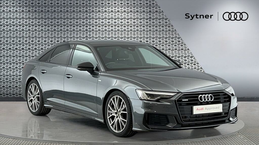 Compare Audi A6 Saloon 45 Tfsi Quattro Black Edition S Tronic Tech RK21OVH Grey