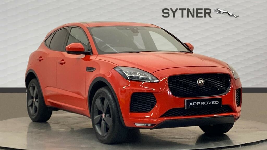 Compare Jaguar E-Pace 2.0D 180 Chequered Flag Edition PF69BXM Red