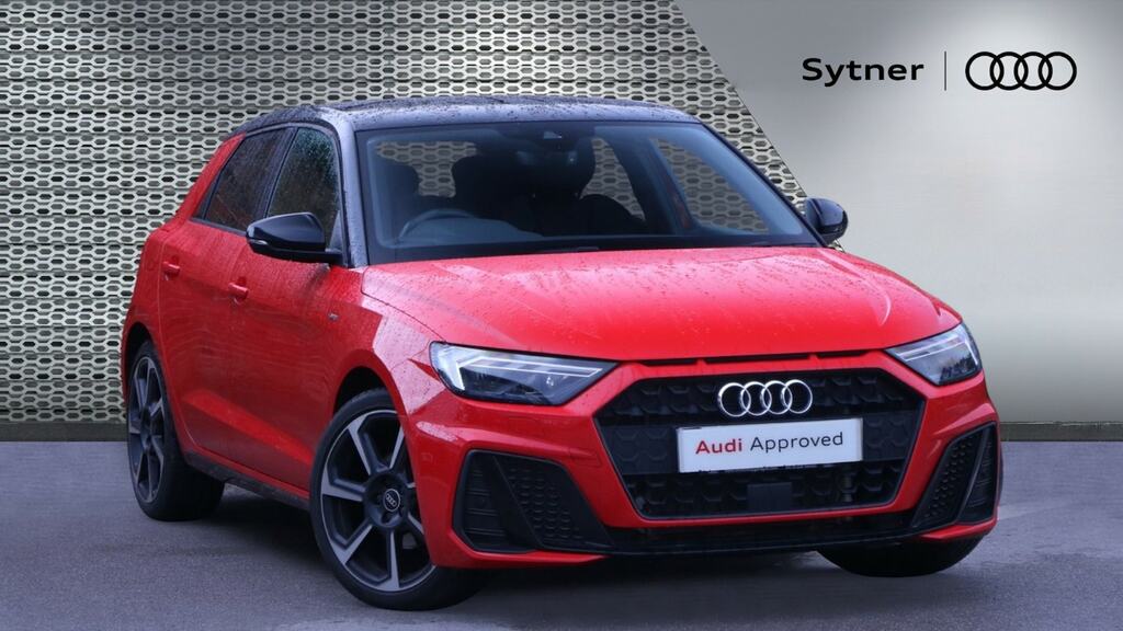 Compare Audi A1 30 Tfsi 110 Black Edition S Tronic PX21RFO Red