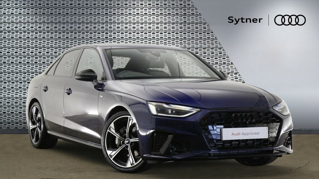 Compare Audi A4 40 Tfsi 204 Black Edition S Tronic Cs RK24LKN Blue
