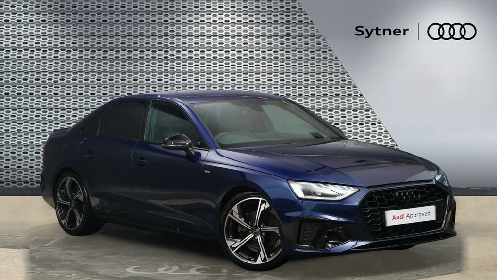 Compare Audi A4 35 Tfsi Black Edition S Tronic Comfortsound WO23HWU Blue