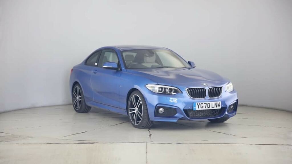 Compare BMW 2 Series Gran Coupe 220D M Sport YG70LNW Blue