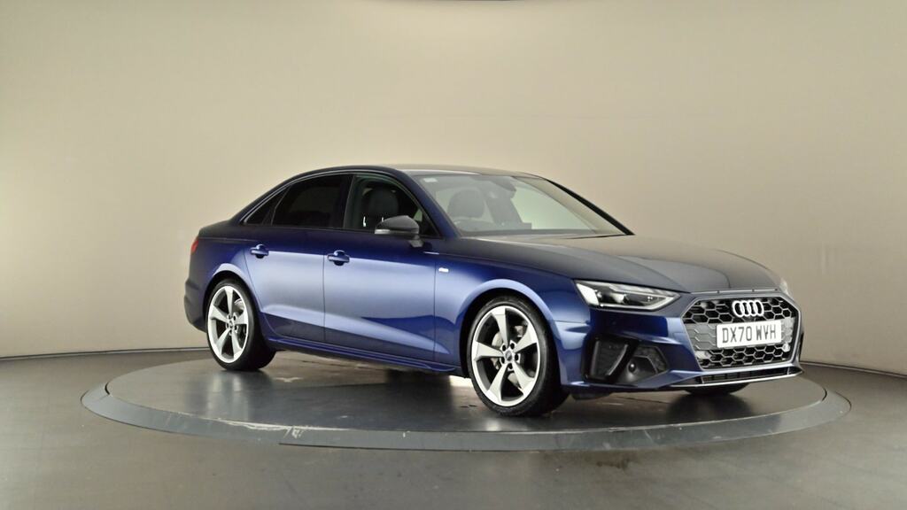 Compare Audi A4 40 Tfsi 204 Black Edition S Tronic Cs DX70WVH Blue