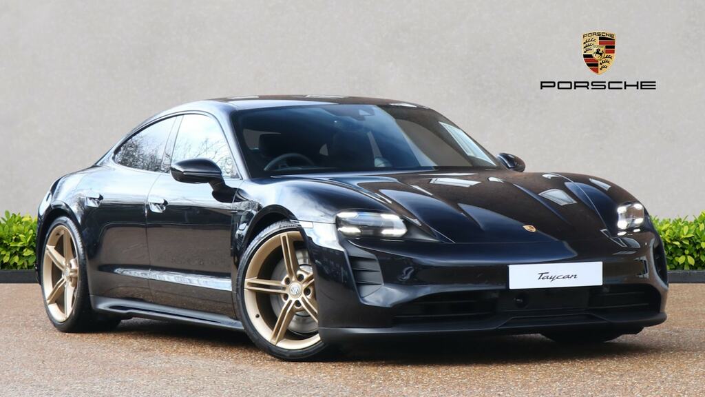 Compare Porsche Taycan 420Kw 4S 93Kwh 22Kw 5 Seat GX24UUD Black