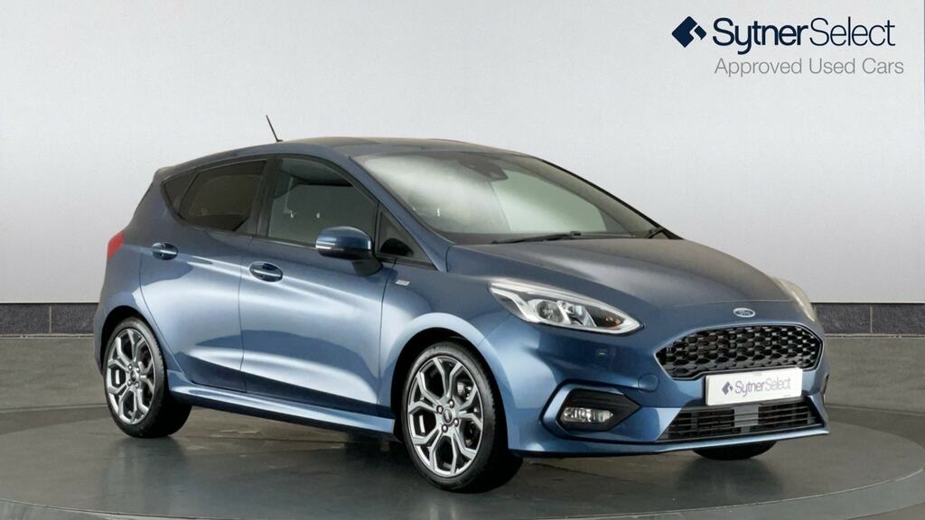 Compare Ford Fiesta 1.0 Ecoboost Hybrid Mhev 125 St-line Edition FP21SXW Blue