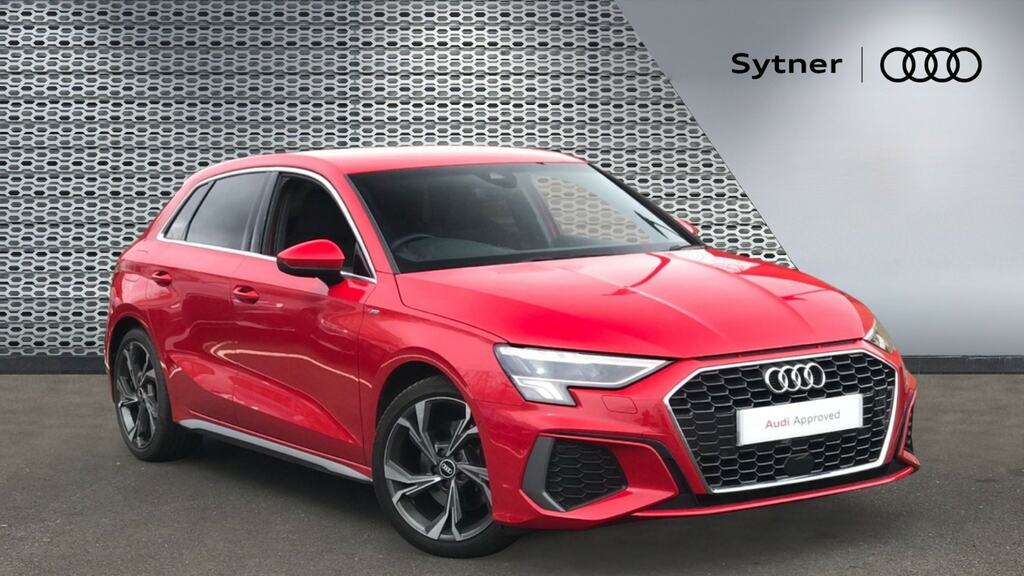 Compare Audi A3 35 Tfsi S Line S Tronic Comfortsound YH71ZSJ Red
