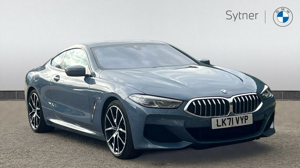Compare BMW 8 Series Gran Coupe 840D Xdrive Mht M Sport LK71VYP Blue