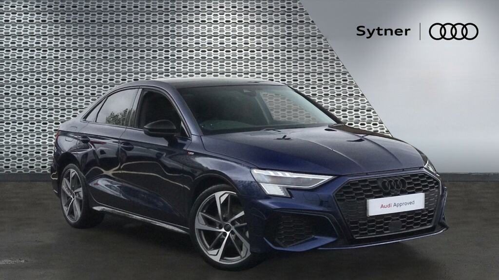 Compare Audi A3 35 Tfsi Black Edition S Tronic Tech Pack Pro YB23KVD Blue