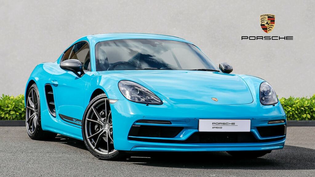 Compare Porsche 718 Cayman Cayman T AE69OCM Blue
