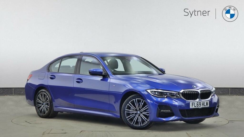 Compare BMW 3 Series 330E M Sport FL69HLW Blue