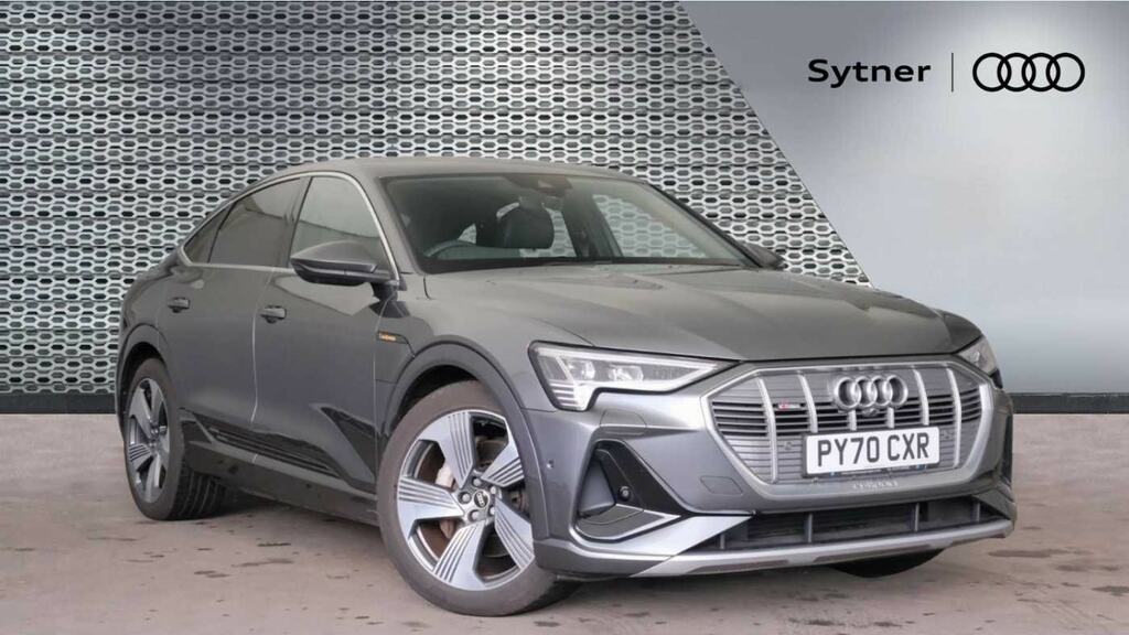 Compare Audi E-tron E-tron Sportback 55 S Line Quattro PY70CXR Grey