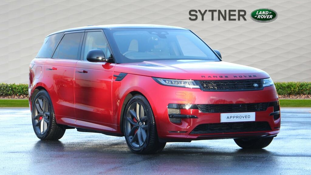 Compare Land Rover Range Rover Sport 3.0 P440e Dynamic Se YA73NHT Red
