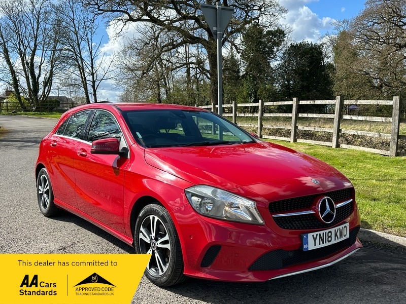 Compare Mercedes-Benz A Class A 160 Se Executive YN18KWO Red