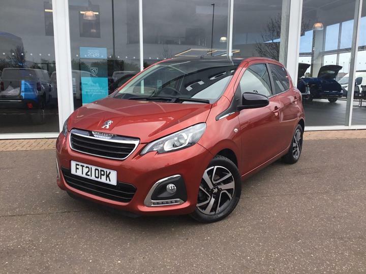 Compare Peugeot 108 Peugeot 108 1.0 Allure Euro 6 Ss FT21OPK Red