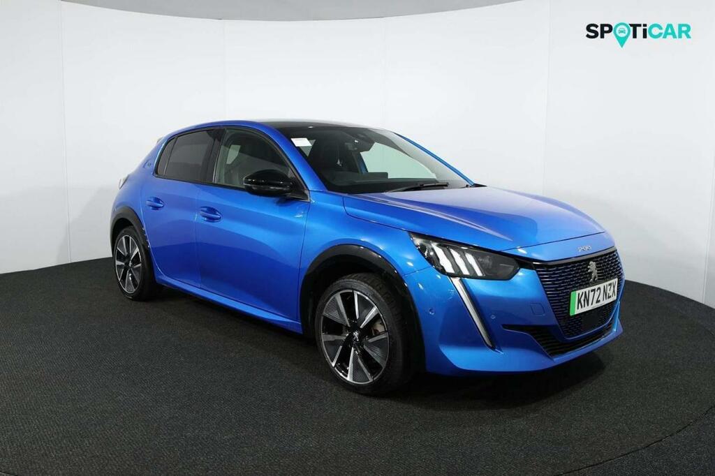 Compare Peugeot e-208 E-208 50Kwh Gt Premium 7Kw Charger E-20 KN72NZX Blue