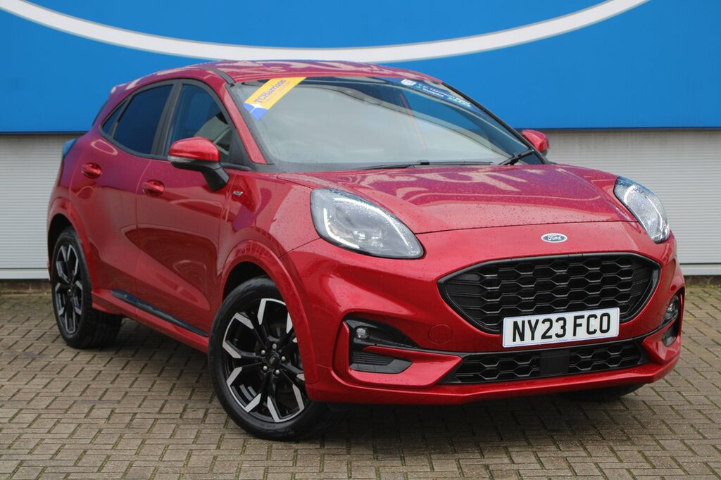 Compare Ford Puma 1.0 Ecoboost Hybrid Mhev 155 St-line X NY23FCO Red