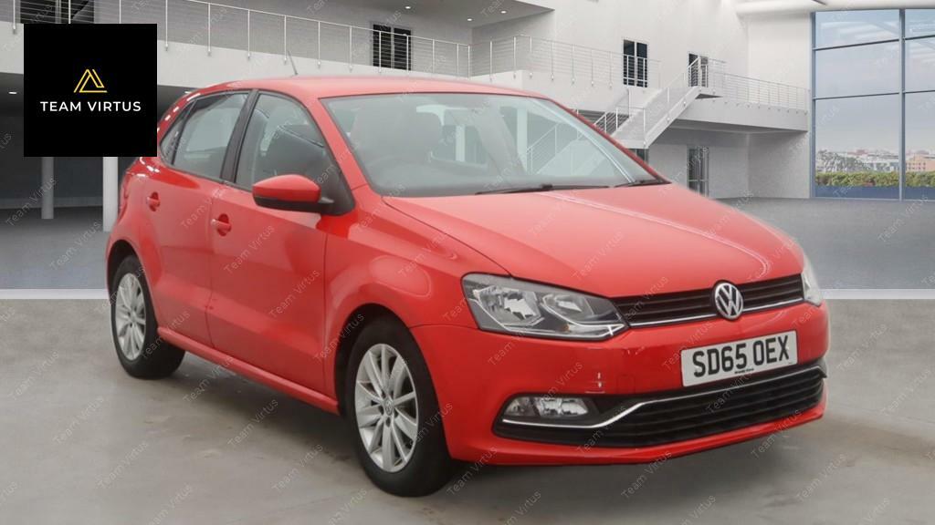 Compare Volkswagen Polo 1.0 Bluemotion Tech Se Hatchback SD65OEX Red