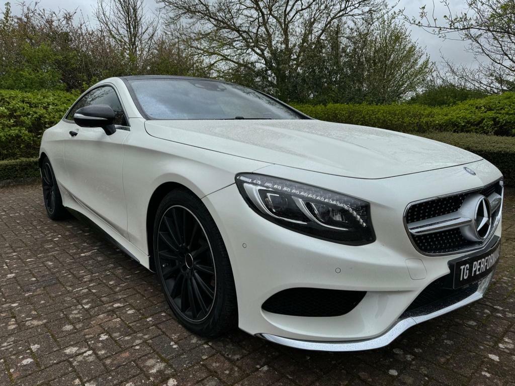 Compare Mercedes-Benz S Class 4.7 S500 V8 Amg Line G-tronic Euro 6 Ss HT15KNW White