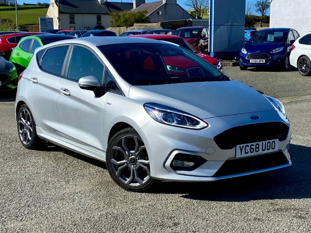 Compare Ford Fiesta 1.0 Ecoboost St-line YC68UOO Silver
