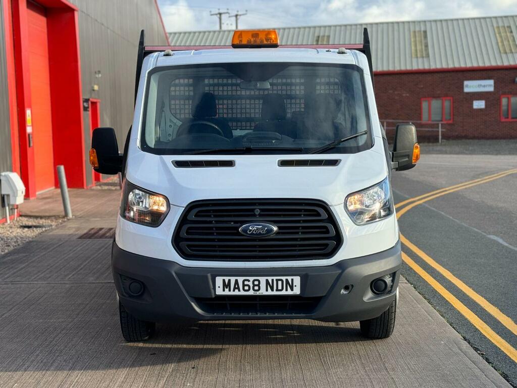 Ford Transit Custom Chassis Cab 2.0 350 Ecoblue 2018 White #1