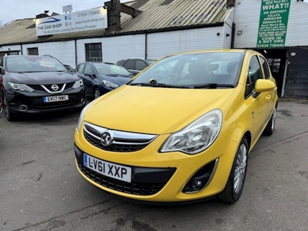 Compare Vauxhall Corsa Excite LV61XXP Yellow