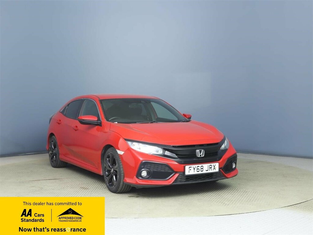 Compare Honda Civic 2018 Honda Civicnbsp1.6 I-dtec Sr Euro 6 Ss FY68JRX Red