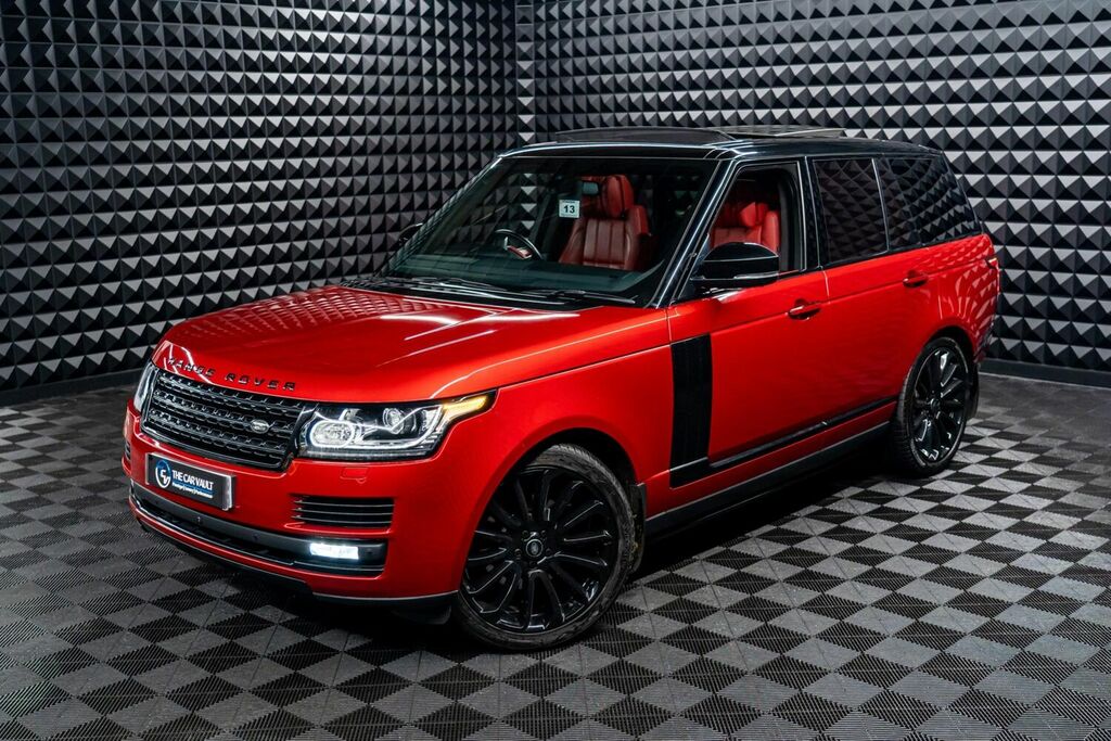 Compare Land Rover Range Rover Suv YJ66SDF Red