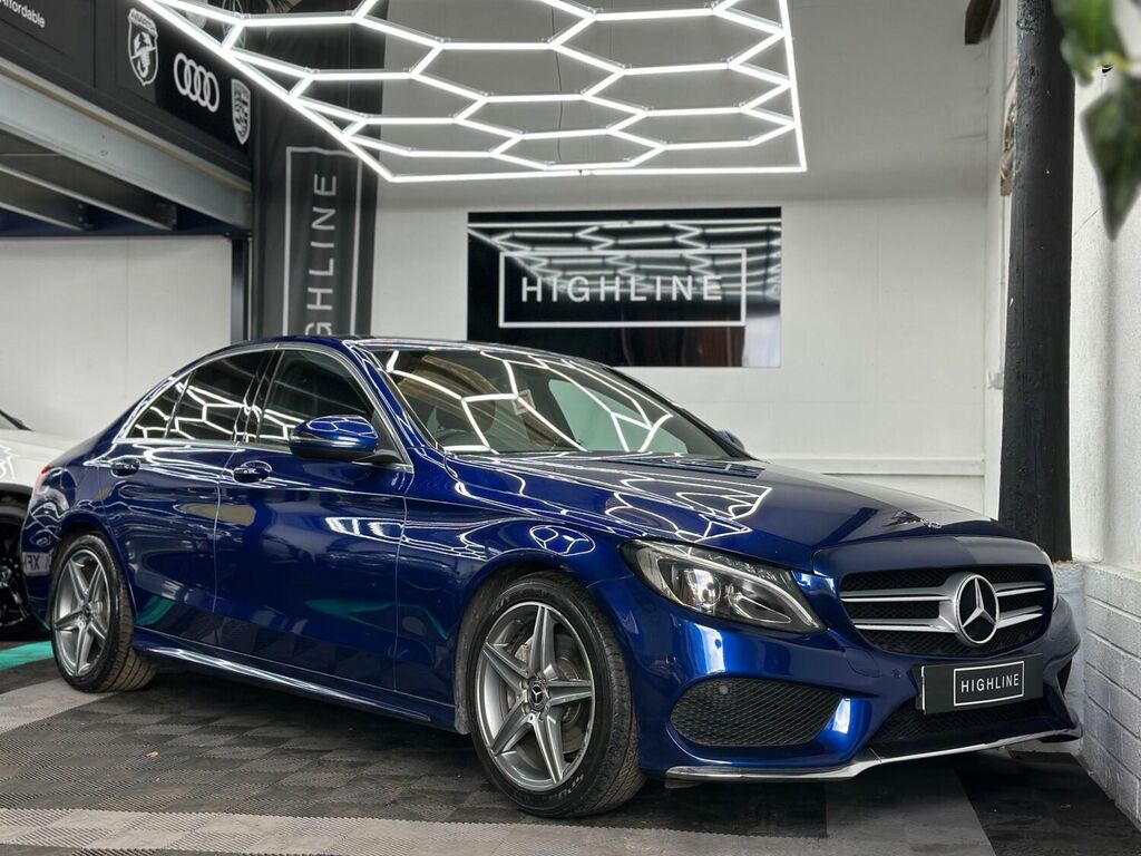 Compare Mercedes-Benz C Class C200 D Amg Line SP67JVE Blue