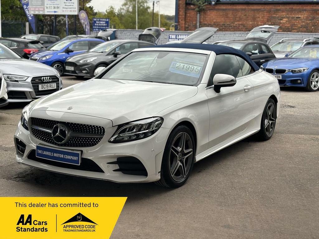 Compare Mercedes-Benz C Class 1.5 C200 Mhev Amg Line Cabriolet G-tronic Euro 6  White