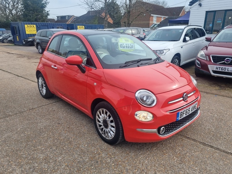 Compare Fiat 500 1.2 Lounge Hatchback BF65AWC Pink