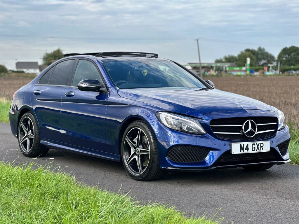 Compare Mercedes-Benz C Class 1.6 D Amg Line Premium G-tronic Euro 6 Ss M4GXR Blue