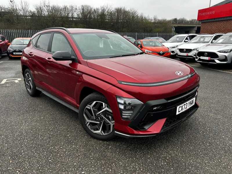 Compare Hyundai Kona Hat 1.6T 198Ps N Line S CX73YKN Red