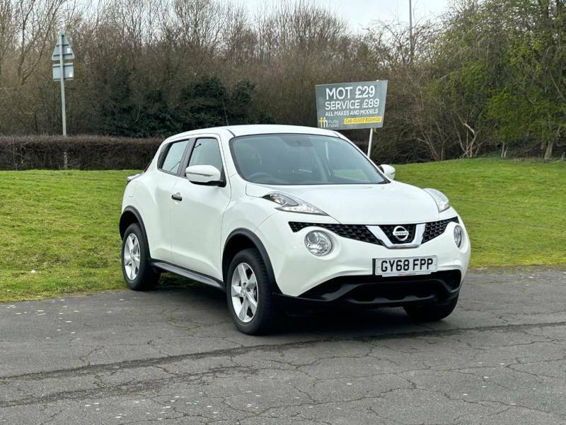 Compare Nissan Juke Hatchback GY68FPP White