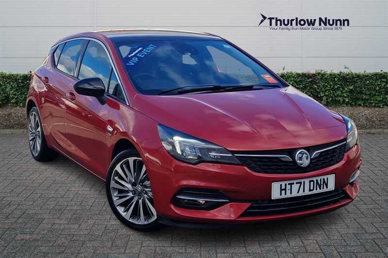 Compare Vauxhall Astra 1.2 Turbo Griffin Edition Hatchback Man HT71DNN Red