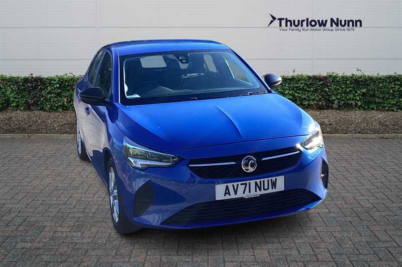 Compare Vauxhall Corsa 1.2I Turbo 100 Ps Se Hatchback AV71NUW Blue