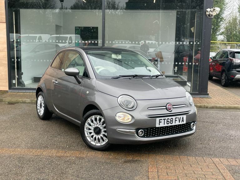 Compare Fiat 500 1.2 Lounge Hatchback Euro 6 Ss FT68FVA Grey