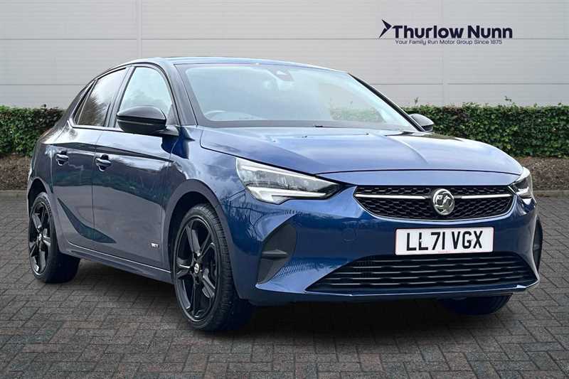 Compare Vauxhall Corsa 1.2 Turbo Griffin Hatchback Euro LL71VGX Blue