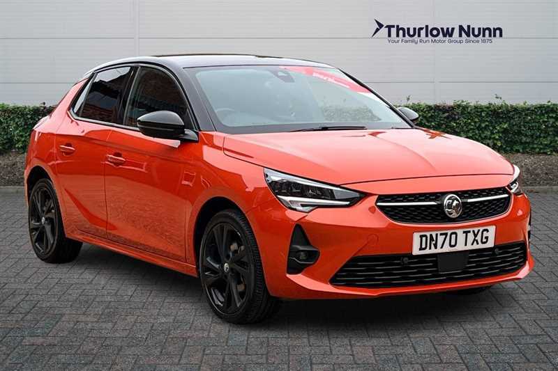 Compare Vauxhall Corsa 1.2 Turbo Sri Premium Hatchback DN70TXG Orange