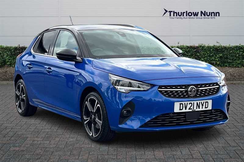 Compare Vauxhall Corsa 1.2 Turbo Elite Nav Premium Hatchback A DV21NYD Blue
