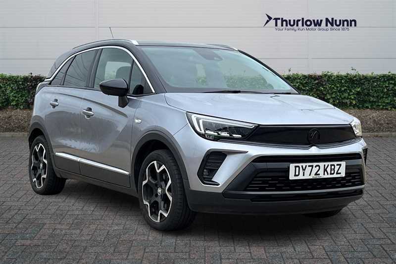 Compare Vauxhall Crossland 1.5 Turbo D Ultimate Suv Euro 6 S DY72KBZ Grey