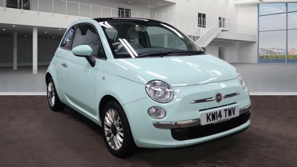 Compare Fiat 500 1.2 Lounge Euro 6 Ss KW14TWV Green