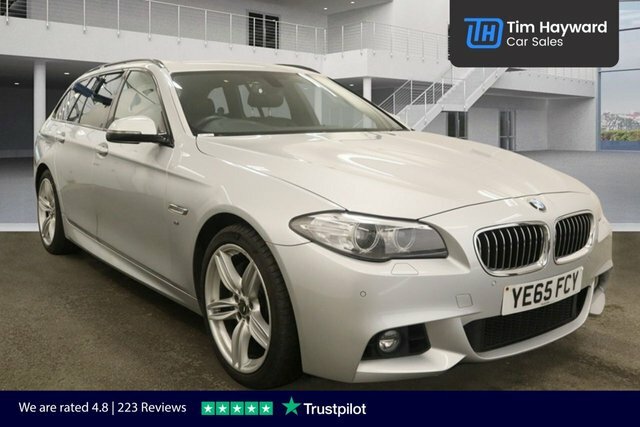 Compare BMW 5 Series 3.0 535D M Sport Touring 309 Euro 6 Pano YE65FCY Silver