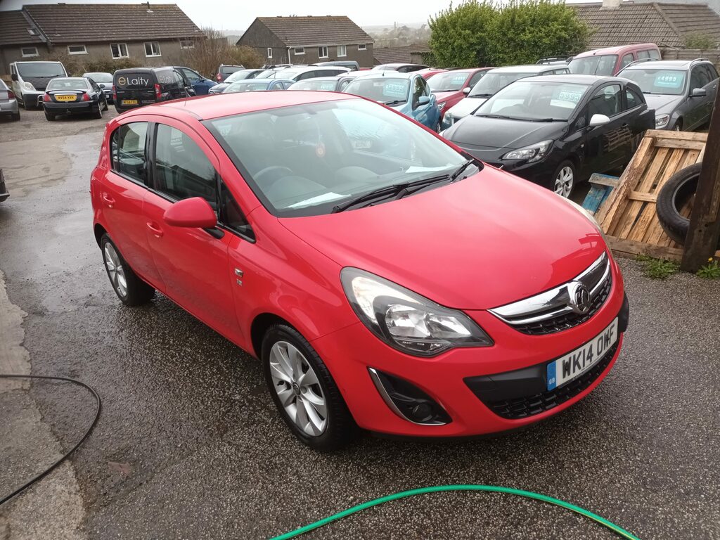 Compare Vauxhall Corsa 1.3 Cdti Excite, 5Dr, Hb, Red, 70000 Miles Only, WK14OWF Red