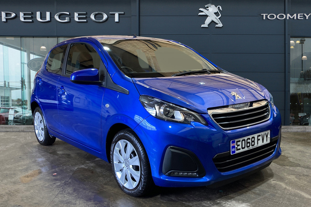 Compare Peugeot 108 1.0 Active Hatchback EO68FVY Blue