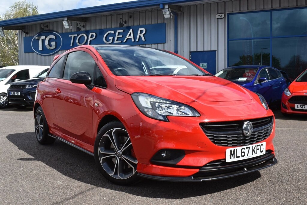 Compare Vauxhall Corsa 1.4I Turbo Red Edition Euro 6 Ss ML67KFC Red