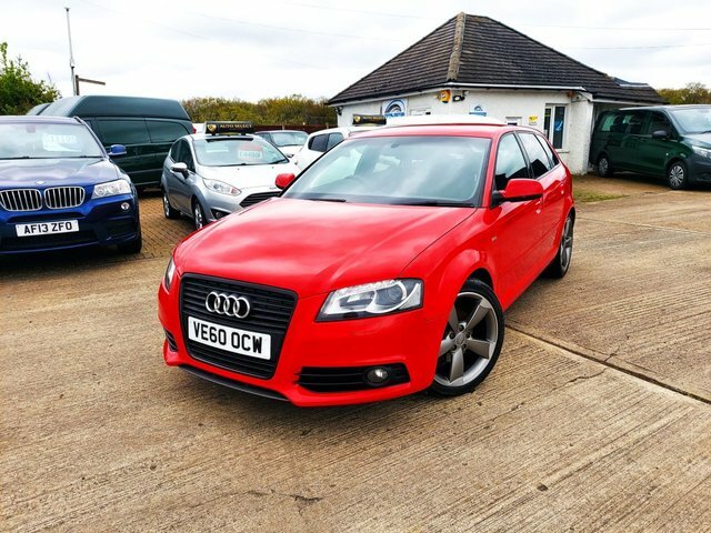 Compare Audi A3 2.0 Sportback Tdi S Line Special Edition 138 Bh VE60OCW Red