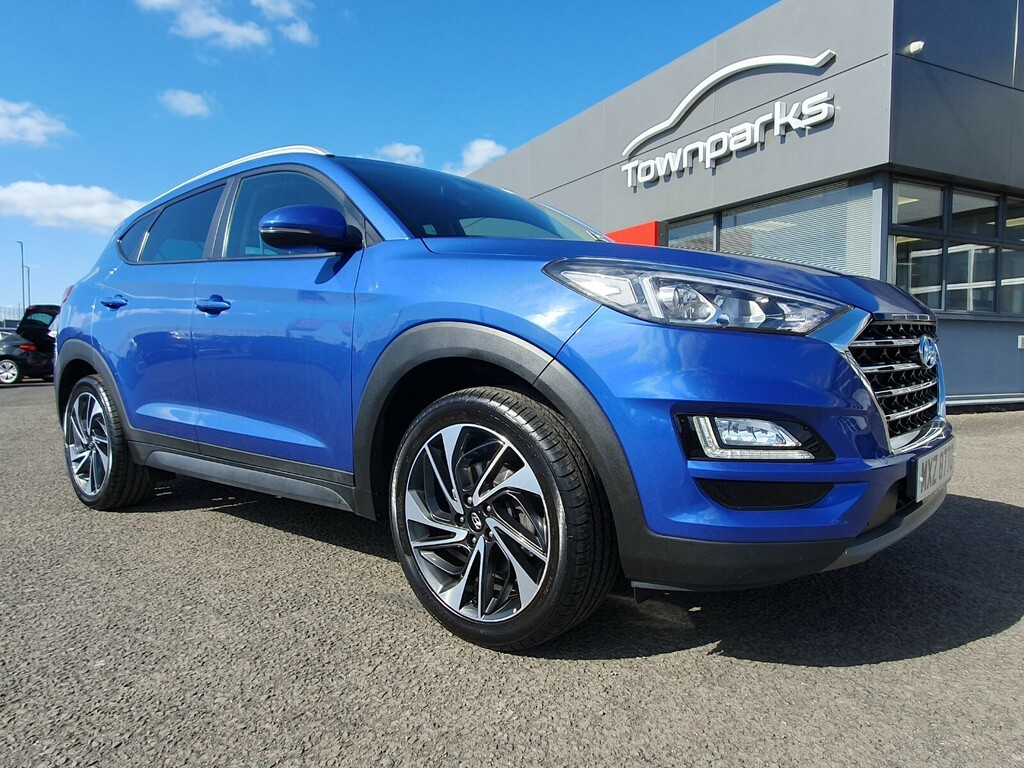 Hyundai Tucson Crdi Se Nav Ni Reg From New Suitable For Export Fu Blue #1
