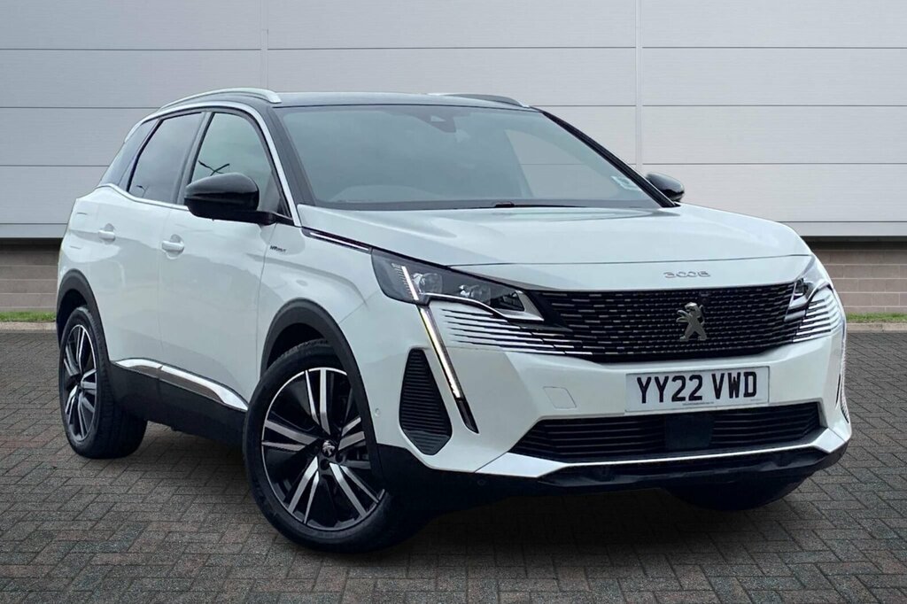 Compare Peugeot 3008 1.6 13.2Kwh Gt E-eat 4Wd Euro 6 Ss YY22VWD White