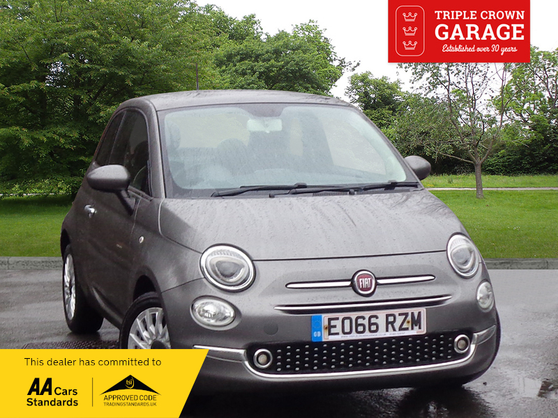 Compare Fiat 500 Lounge EO66RZM Grey