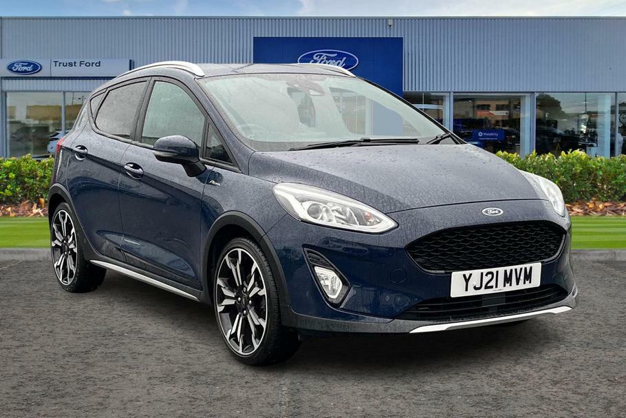 Compare Ford Fiesta 1.0 Ecoboost Hybrid Mhev 155 Active Edition YJ21MVM Blue